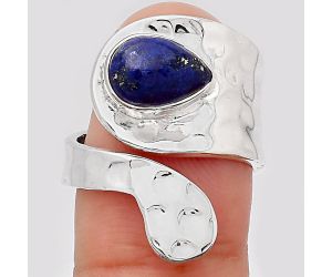 Natural Lapis - Afghanistan Ring size-6.5 SDR114770 R-1374, 7x10 mm