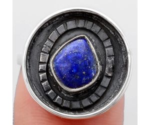 Natural Lapis Ring size-8 SDR116894 R-1080, 7x9 mm