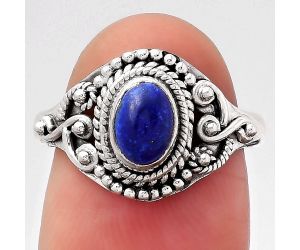 Natural Lapis - Afghanistan Ring size-7 SDR118734 R-1291, 5x7 mm