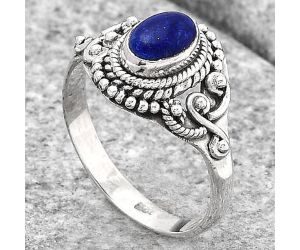 Natural Lapis - Afghanistan Ring size-7 SDR118734 R-1291, 5x7 mm