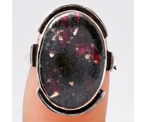 Natural Russian Eudialyte Ring size-7 SDR121567 R-1211, 13x19 mm