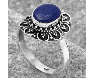 Natural Lapis - Afghanistan Ring size-9 SDR122377 R-1256, 8x10 mm