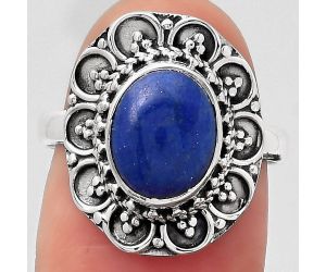 Natural Lapis - Afghanistan Ring size-7 SDR122383 R-1256, 8x10 mm