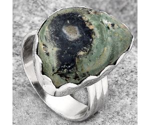 Natural Star Galaxy Jasper Ring size-7 SDR127294 R-1338, 14x20 mm