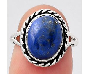 Natural Lapis - Afghanistan Ring size-7 SDR129024 R-1083, 9x12 mm