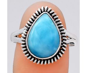 Natural Smithsonite Ring size-9 SDR133113 R-1279, 10x14 mm