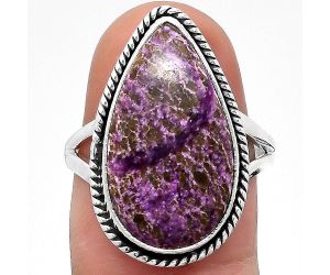 Natural Purpurite - South Africa Ring size-7 SDR134666 R-1010, 12x20 mm