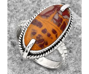 Natural Noreena Jasper Ring size-8 SDR136758 R-1635, 10x20 mm