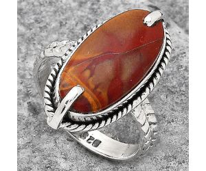 Natural Noreena Jasper Ring size-7.5 SDR136786 R-1635, 9x19 mm