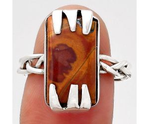 Natural Noreena Jasper Ring size-8 SDR138381 R-1650, 9x18 mm