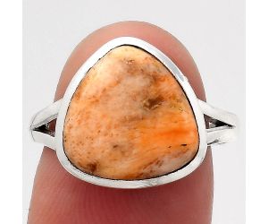 Natural Coral Jasper Ring size-7 SDR139459 R-1005, 12x12 mm