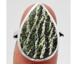 Natural Chrysotile Ring size-7 SDR139871 R-1005, 14x21 mm