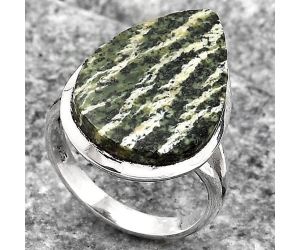 Natural Chrysotile Ring size-7 SDR139871 R-1005, 14x21 mm