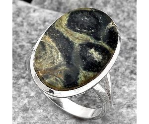 Natural Star Galaxy Jasper Ring size-8 SDR139945 R-1005, 14x21 mm