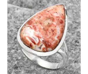 Natural Rosetta Picture Jasper Ring size-8 SDR140028 R-1005, 14x22 mm