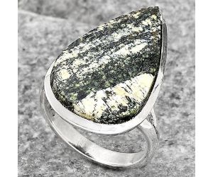 Natural Chrysotile Ring size-7 SDR140050 R-1005, 15x23 mm