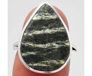 Natural Chrysotile Ring size-7 SDR140173 R-1005, 15x21 mm