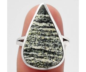 Natural Chrysotile Ring size-7 SDR140317 R-1005, 14x22 mm