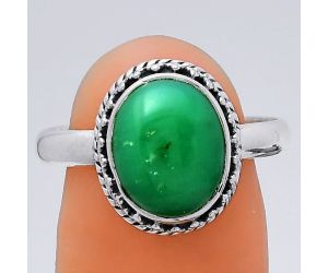 Natural Chrysoprase - Australia Ring size-9 SDR145688 R-1196, 9x11 mm