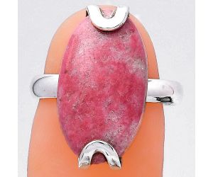 Natural Pink Thulite - Norway Ring size-7 SDR145853 R-1479, 11x19 mm