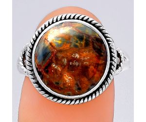 Natural Pietersite - Namibia Ring size-8.5 SDR146097 R-1010, 13x13 mm