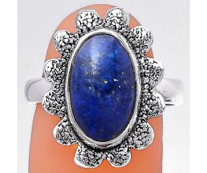 Natural Lapis - Afghanistan Ring size-8 SDR147223 R-1241, 9x14 mm