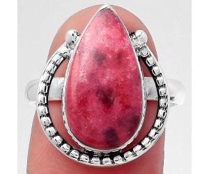 Natural Pink Thulite - Norway Ring size-7.5 SDR147445 R-1518, 9x18 mm