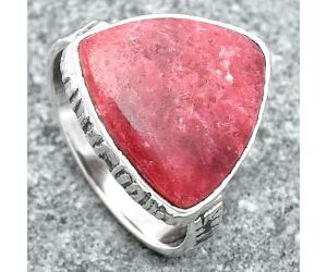 Natural Pink Thulite - Norway Ring size-9 SDR148120 R-1191, 16x16 mm