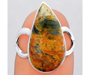 Natural Pietersite - Namibia Ring size-7 SDR148291 R-1002, 11x21 mm