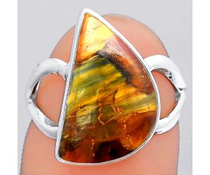 Natural Pietersite - Namibia Ring size-7 SDR148293 R-1002, 10x17 mm