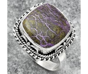 Natural Purpurite - South Africa Ring size-7 SDR151040 R-1279, 13x13 mm