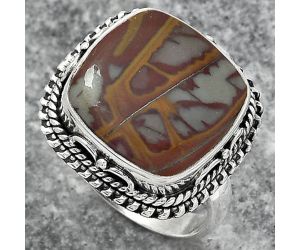 Natural Noreena Jasper Ring size-8 SDR151054 R-1279, 14x14 mm