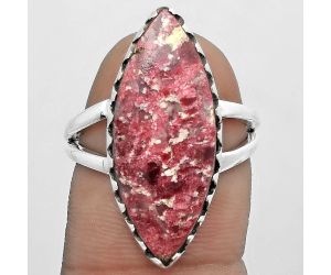 Natural Pink Thulite - Norway Ring size-7.5 SDR151756 R-1210, 11x26 mm