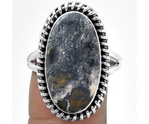 Natural Indian Blanket Jasper Ring size-8.5 SDR151842 R-1279, 11x21 mm