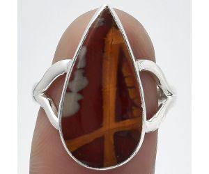 Natural Noreena Jasper Ring size-7.5 SDR151976 R-1002, 11x21 mm