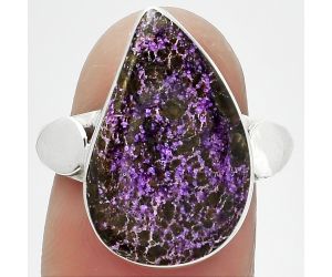 Natural Purpurite - South Africa Ring size-8 SDR152065 R-1715, 13x20 mm