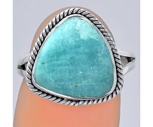 Natural Paraiba Amazonite Ring size-7 SDR152735 R-1010, 13x13 mm