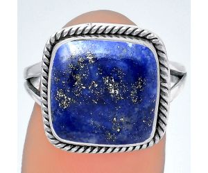 Natural Lapis - Afghanistan Ring size-7.5 SDR153217 R-1010, 12x12 mm