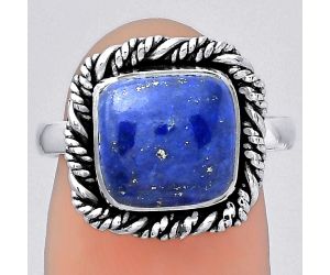 Natural Lapis - Afghanistan Ring size-7.5 SDR153894 R-1013, 10x10 mm