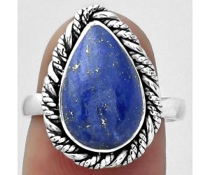 Natural Lapis - Afghanistan Ring size-7 SDR154054 R-1013, 9x14 mm