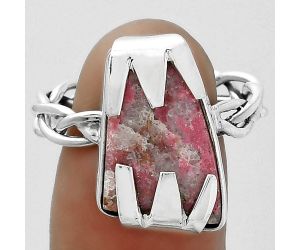 Natural Pink Thulite - Norway Ring size-9.5 SDR154759 R-1650, 11x18 mm