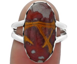 Natural Noreena Jasper Ring size-7.5 SDR156204 R-1338, 11x20 mm