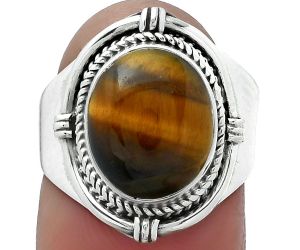 Natural Tiger Eye - Africa Ring size-7 SDR156244 R-1539, 10x12 mm