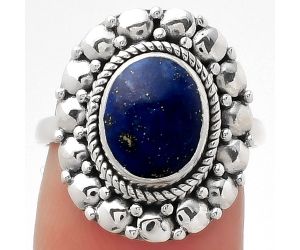 Natural Lapis - Afghanistan Ring size-7.5 SDR157808 R-1399, 8x10 mm