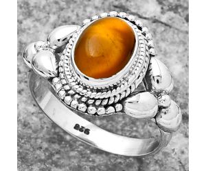 Natural Tiger Eye - Africa Ring size-7 SDR157911 R-1286, 7x9 mm