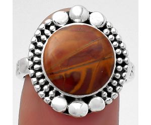 Natural Noreena Jasper Ring size-7.5 SDR158459 R-1154, 12x12 mm