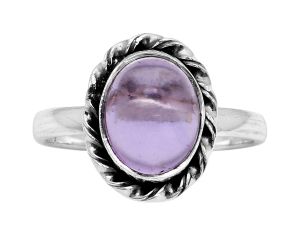 Natural Amethyst Cab - Brazil Ring size-7 SDR158981 R-1083, 8x10 mm