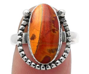 Natural Noreena Jasper Ring size-7.5 SDR159408 R-1518, 9x16 mm