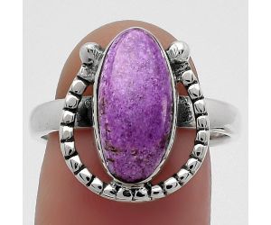 Natural Purpurite - South Africa Ring size-8.5 SDR159426 R-1518, 7x14 mm