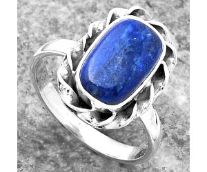 Natural Lapis - Afghanistan Ring size-8 SDR159883 R-1083, 8x13 mm